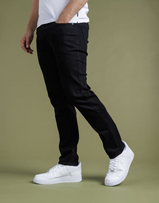 French Connection Cotton slim fit stretch denim jeans in black, 2 of 4