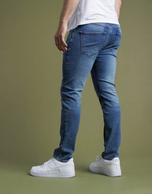 French Connection Cotton slim fit stretch denim jeans in blue, 2 of 3
