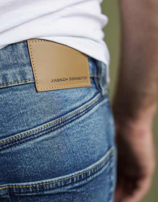 French Connection Cotton slim fit stretch denim jeans in blue, 3 of 3