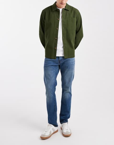 French Connection Cotton slim fit stretch jeans in blue - view 1