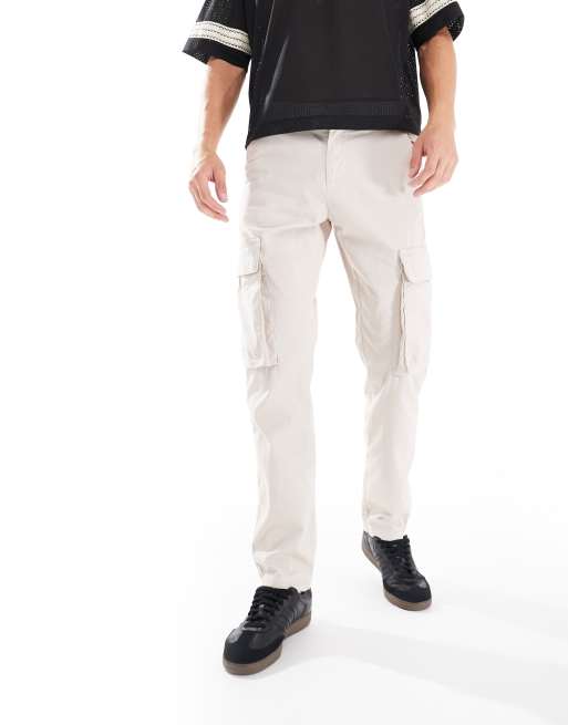 Mens fashion twill cargo pants