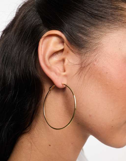 French Connection – Creolen in Gold, 50 mm