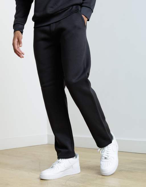 French Connection Crew neck sweatshirt and jogger tracksuit co-ord in black, 4 of 4