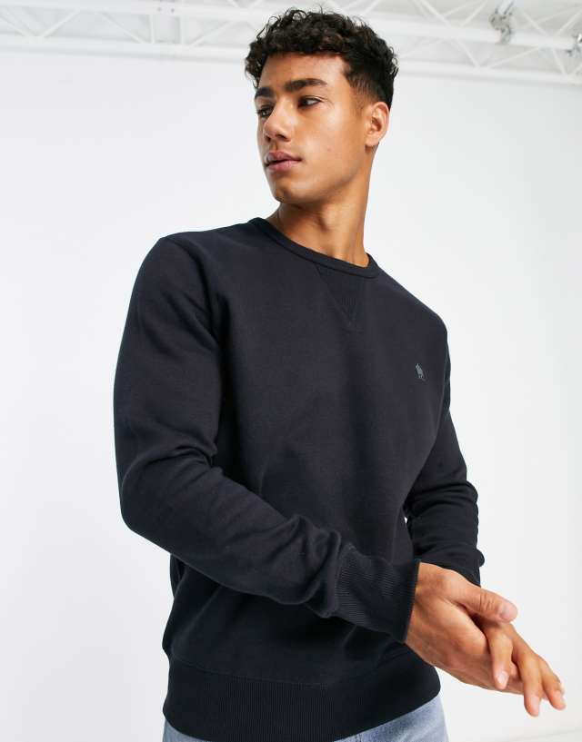 French Connection crew neck sweatshirt in navy