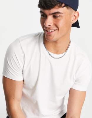 crew neck t-shirt in white