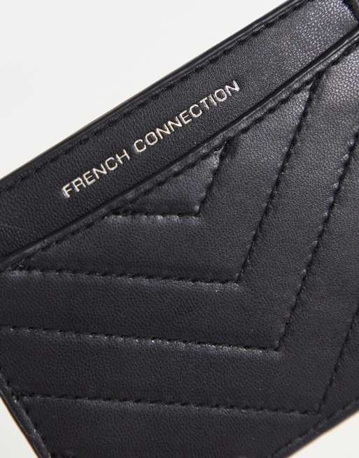 French Connection – Czarny zestaw podarunkowy: etui na karty i portfel, 3 z 4
