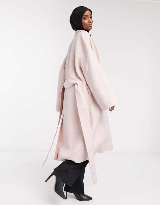 French connection cream coat hotsell