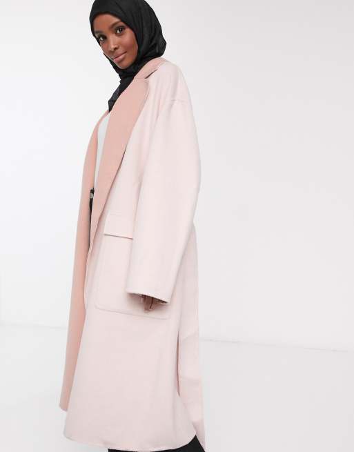 French connection pink on sale coat