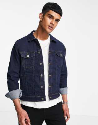 denim jacket dark blue