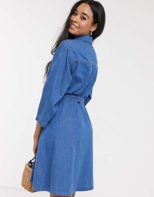 French connection denim shirt dress sale