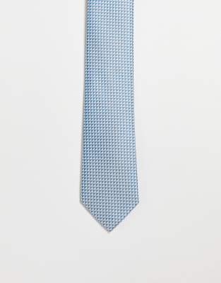 French Connection French Connection diamond print tie in navy