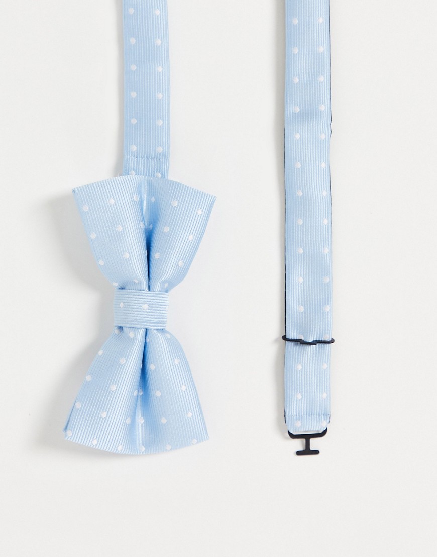 French Connection Dotted Bow Tie-blues