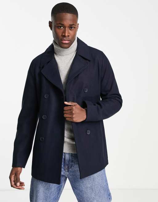 Asos pea coat sale