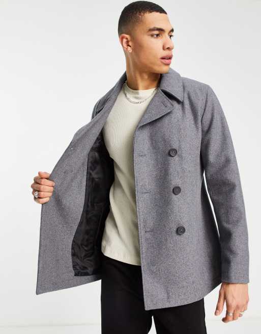 French Connection double breasted peacoat ASOS