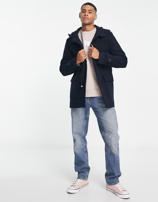 Duffle coat bleu marine hot sale