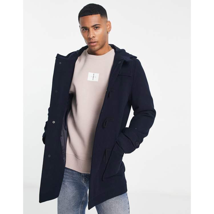 Blue duffle shop coat mens