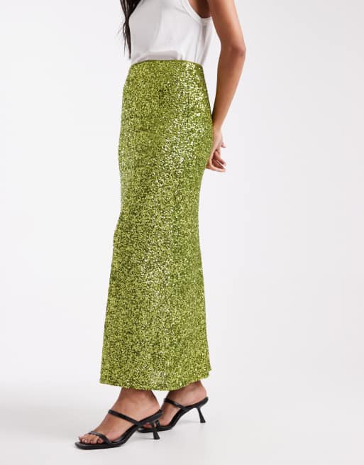 green emerald velvet dress Rent French Connection Pepper Green Cassia Embellished Belt Dress main image 0