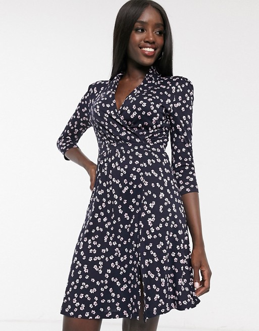 French Connection eloise meadow floral jersey dress