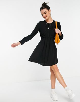 french connection black long sleeve dress