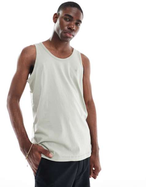 French Connection essential vest in sage - view 1