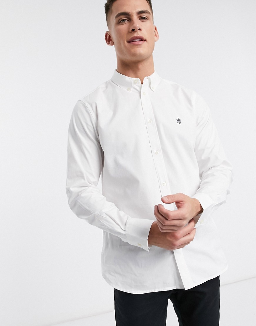 French Connection Essentials - Camicia Oxford bianca-Bianco