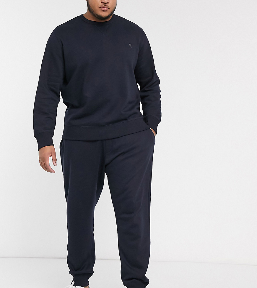 French Connection Essentials Plus jogger in slim fit in navy