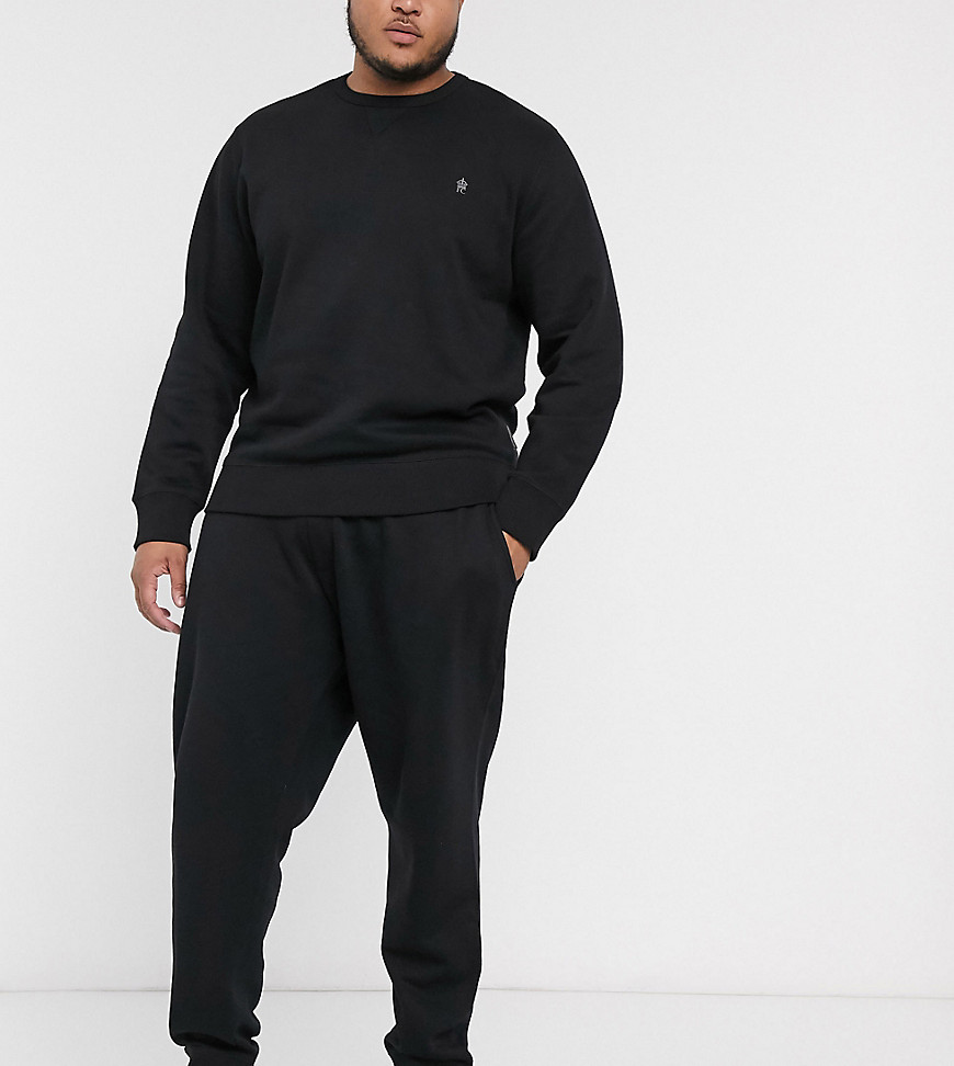 French Connection - Essentials Plus - Slim-fit joggingbroek in zwart