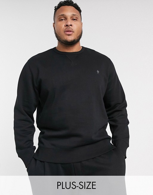 French Connection Essentials Plus sweatshirt with logo