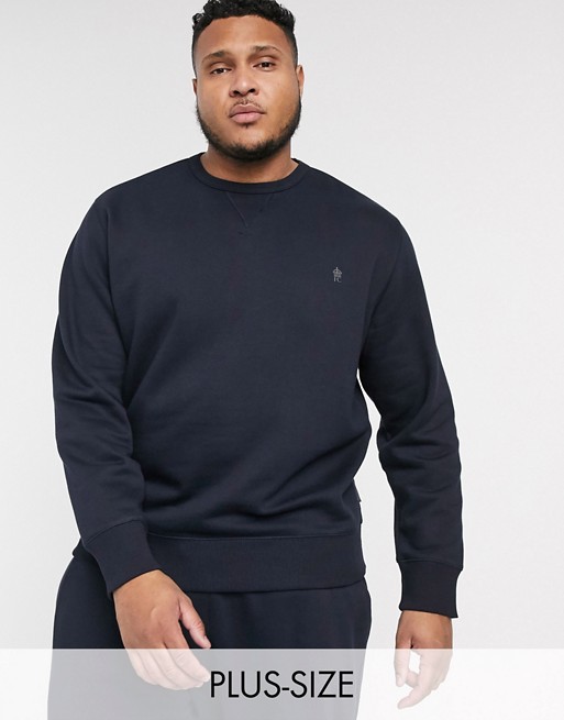 French Connection Essentials Plus sweatshirt with logo