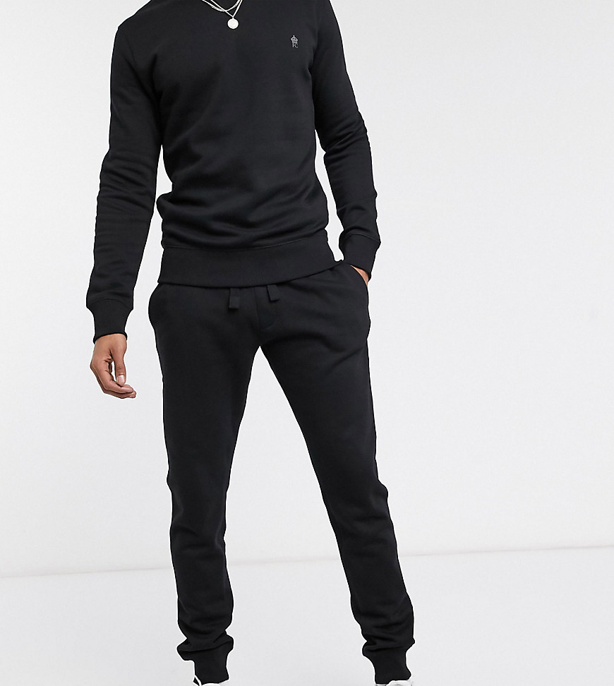 French Connection Essentials Tall - Joggers slim neri-Nero