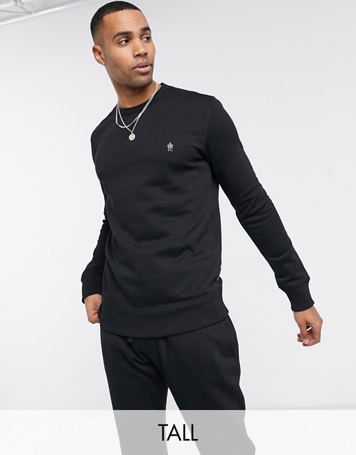 French Connection Essentials Tall sweatshirt with logo