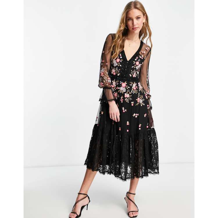 French connection hotsell midi cocktail dress