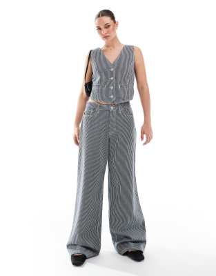 French Connection - Everett - Denim-Jeans mit indigoblauen Streifen, Kombiteil-Bunt