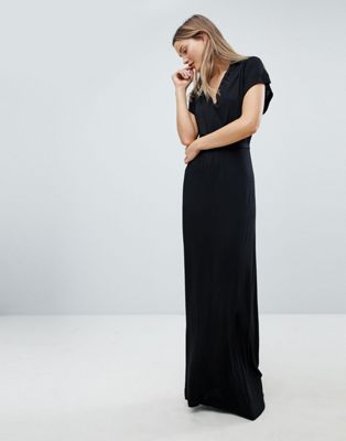 french connection black maxi dress
