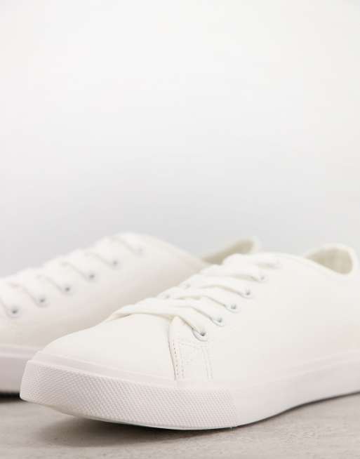 Asos hot sale white plimsolls