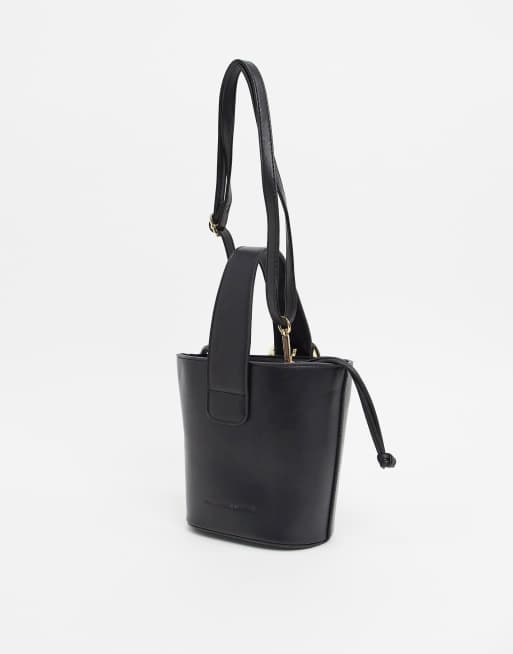 Leather bucket bag french connection new arrivals