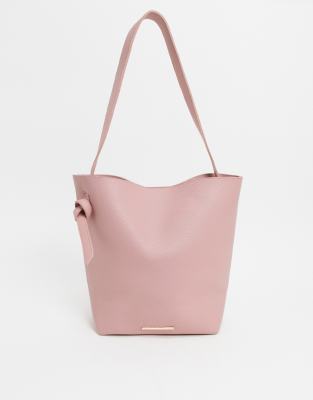 slouchy leather tote bag