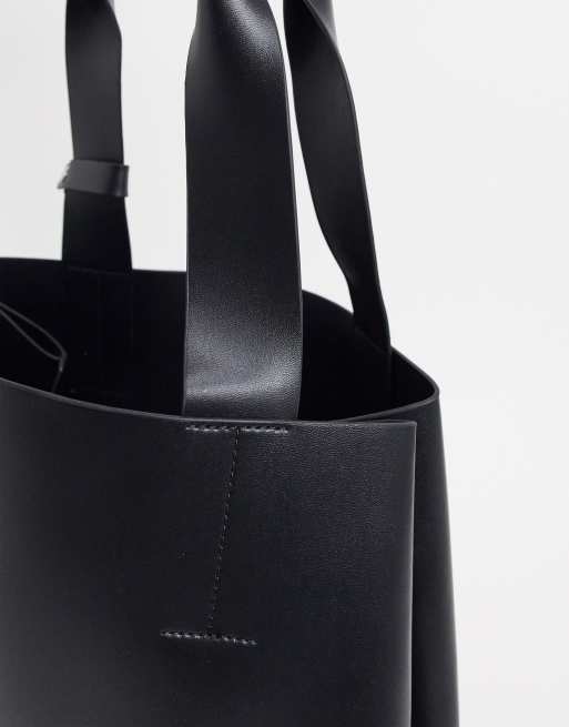 French Connection classic tote bag in black