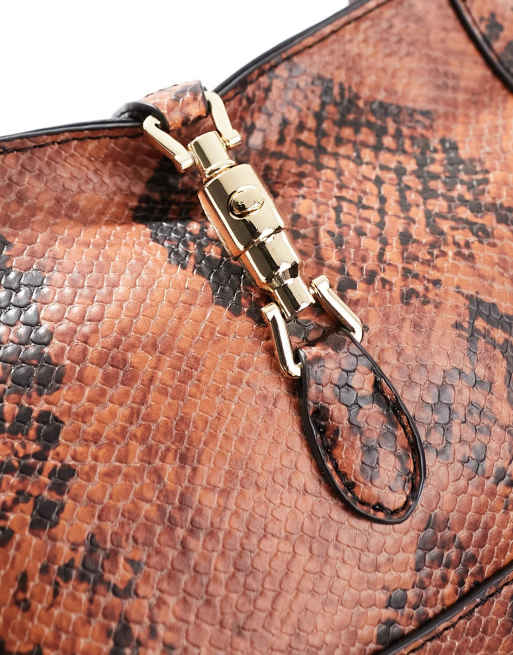 Snakeskin sales bag strap