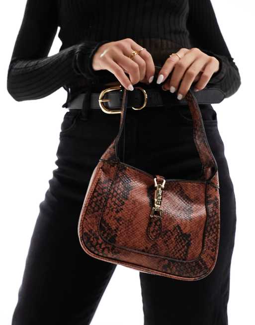 Faux 2025 snakeskin bag