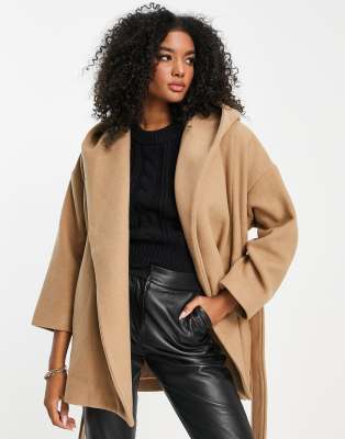 French connection deals hooded coat