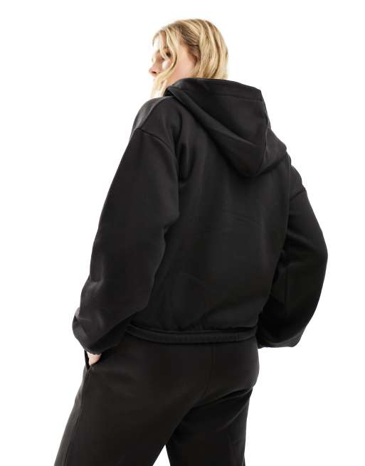 Fcuk black hoodie hotsell