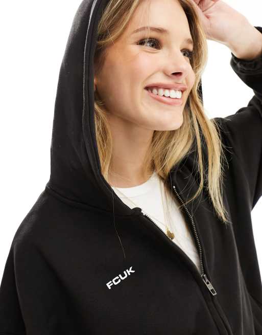 Fcuk black sale hoodie