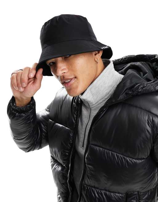 French Connection Women\'s Black Bucket Hat French connection frill bucket hat in black | ASOS main image 4