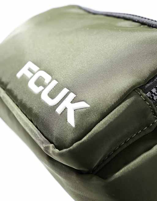 French Connection - FCUK - Crossbody-taske i khakigrøn, 2 af 4