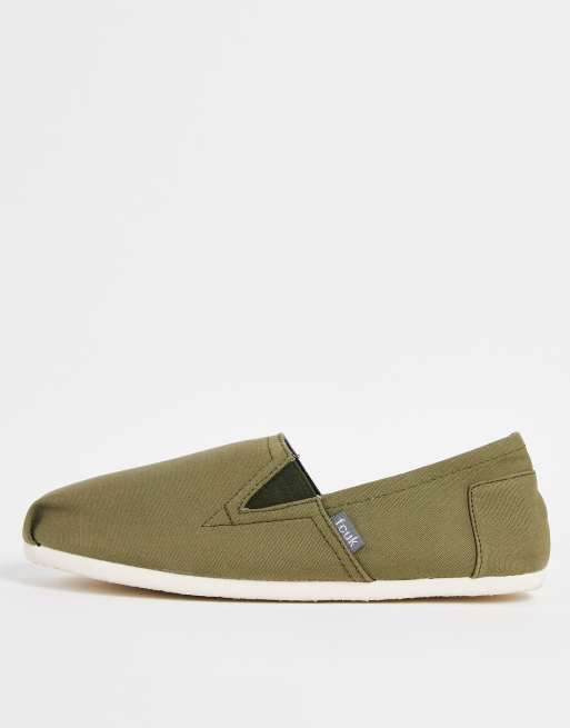 French Connection - FCUK - Espadrilles colore kaki