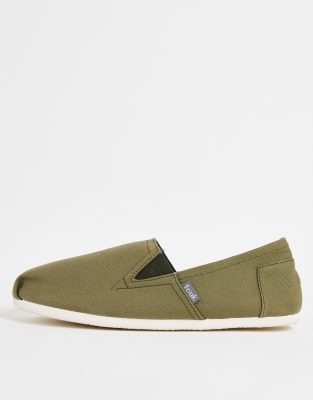 French Connection French Connection FCUK espadrills in khaki-Green