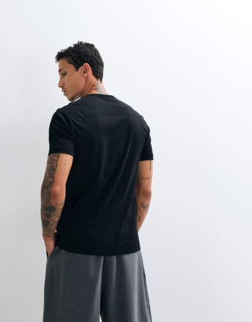 French Connection FCUK jeans grafisk t-shirt i svart, 5 av 5