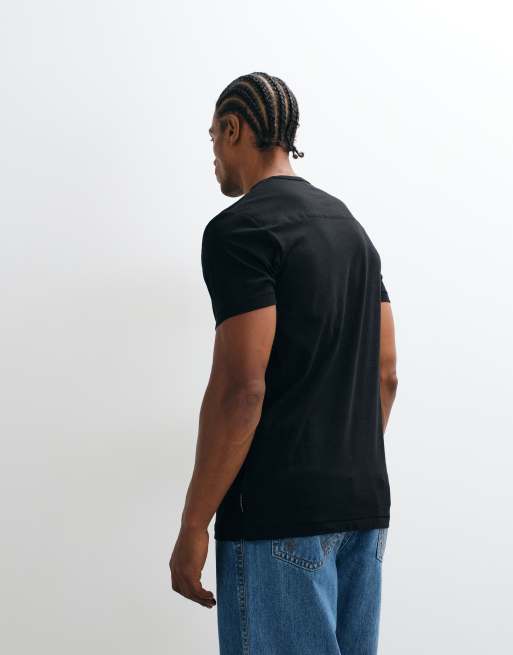 French Connection FCUK Logo-T-Shirt in Schwarz, 5 von 5