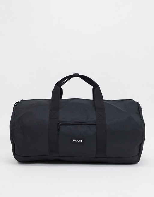 French Connection FCUK nylon holdall bag